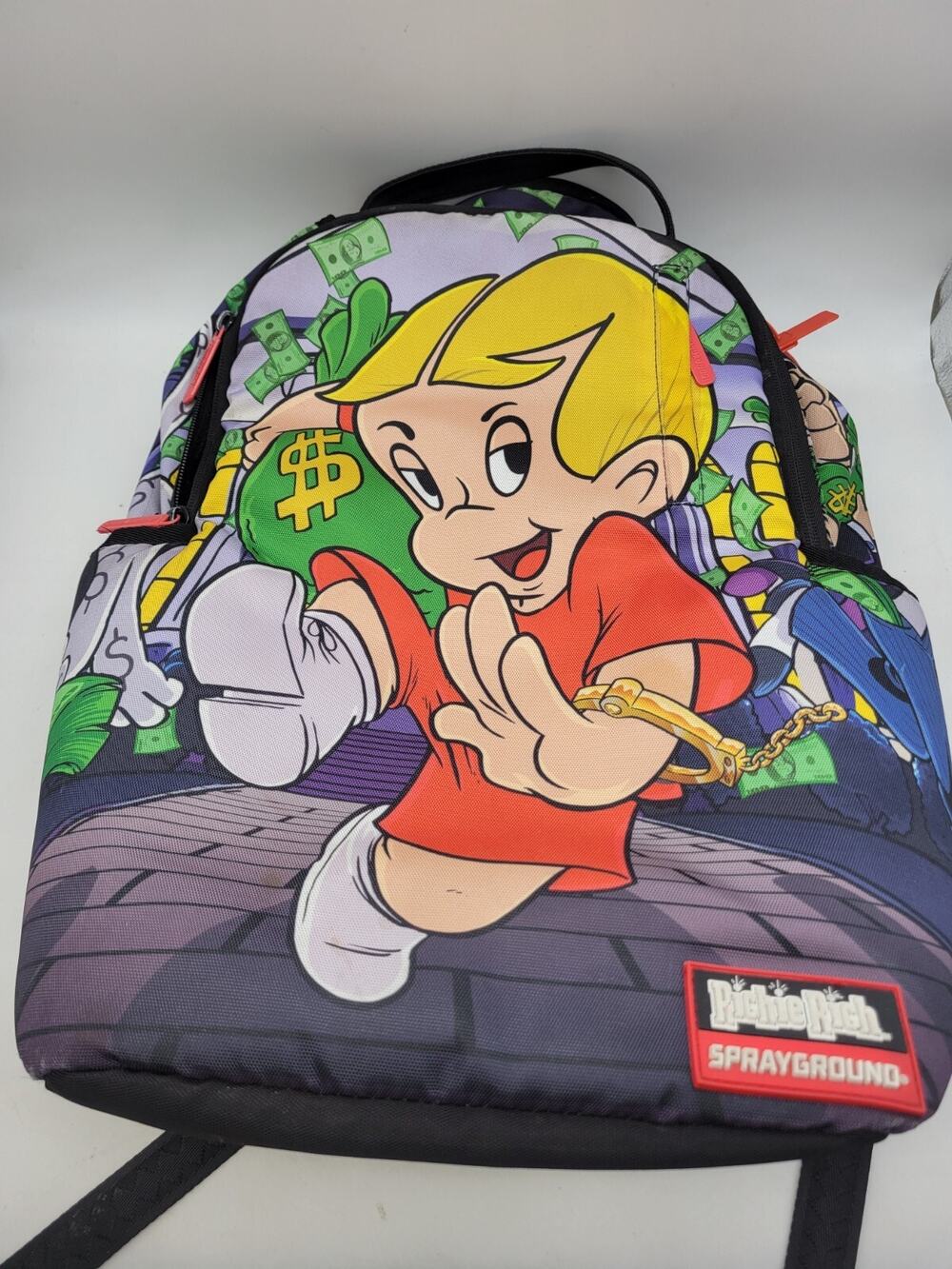 Sprayground Limited Edition Richie Rich On The Run Bookbag